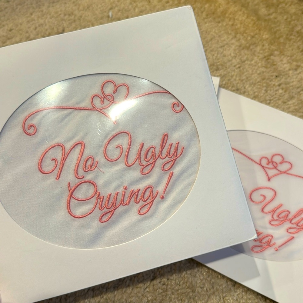 No Ugly Crying Handkerchief Gift for Wedding (I have 3)